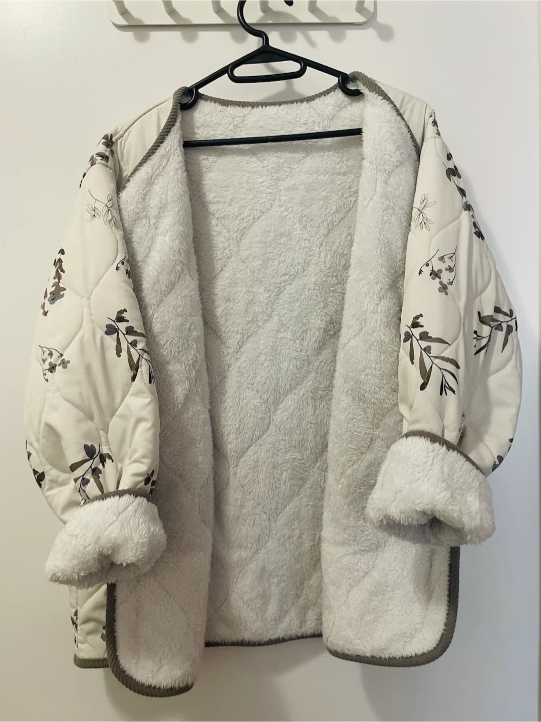 Quilted Botanical Print Jacket - photo 3