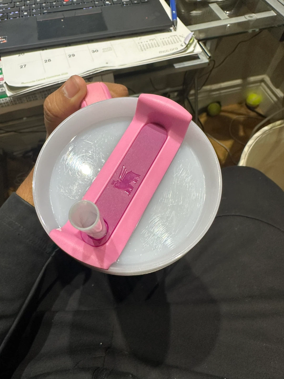 Pink Stanley Tumbler with Straw - photo 4