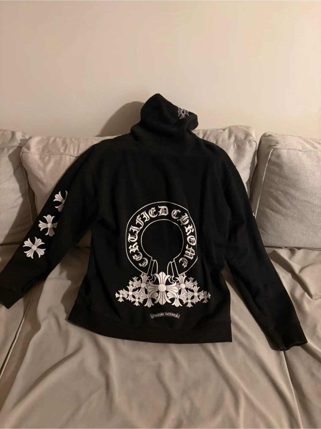 Chrome Hearts Black Hoodie - photo 3