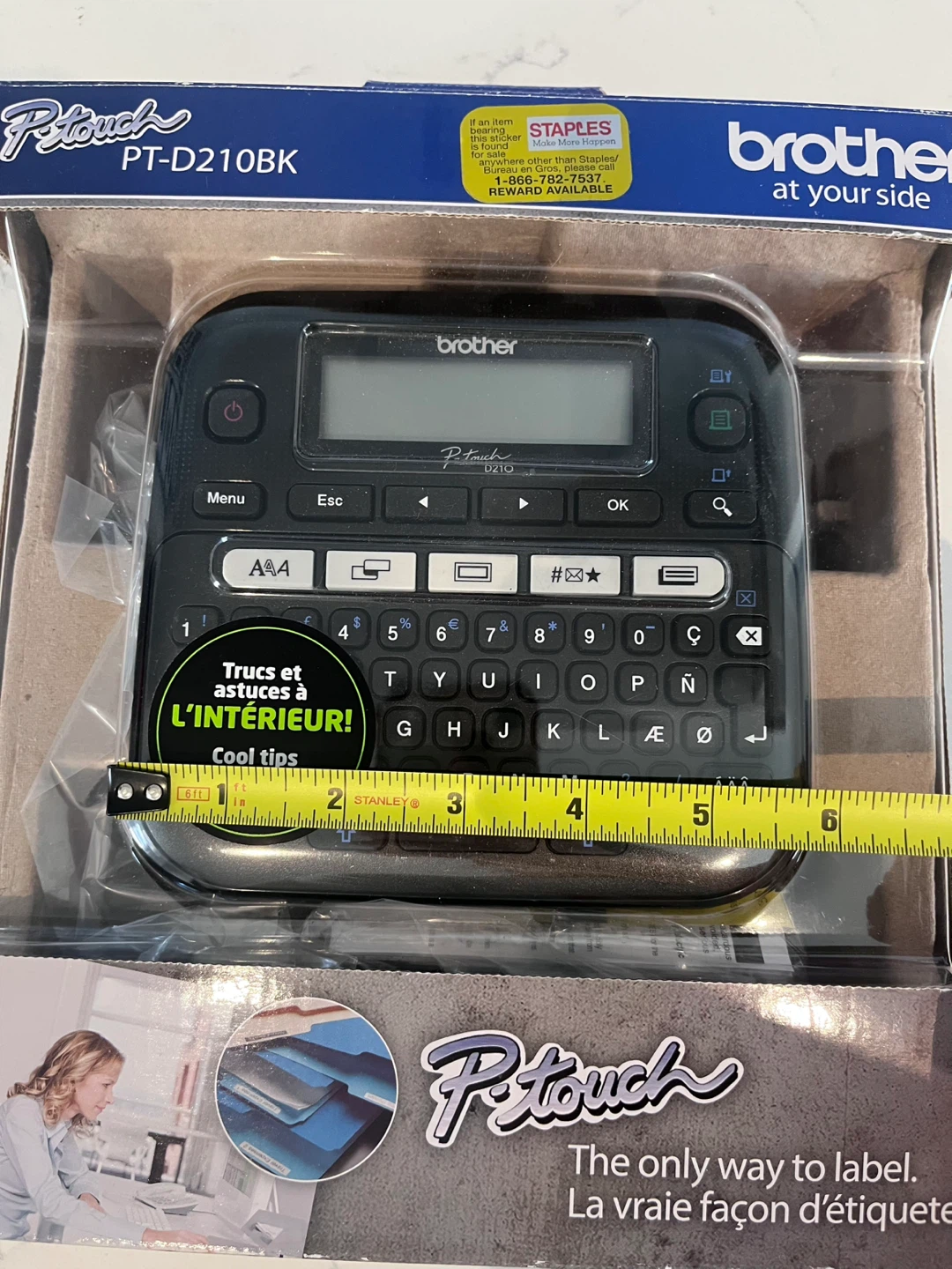 Brother Label Maker with Tape P-Touch - photo 5