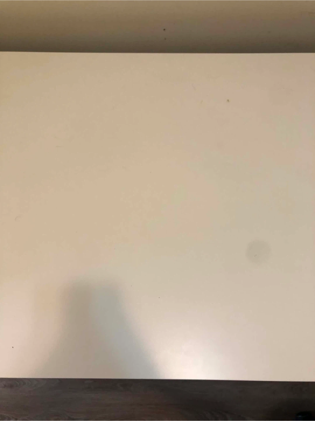 White Desk with Metal Legs