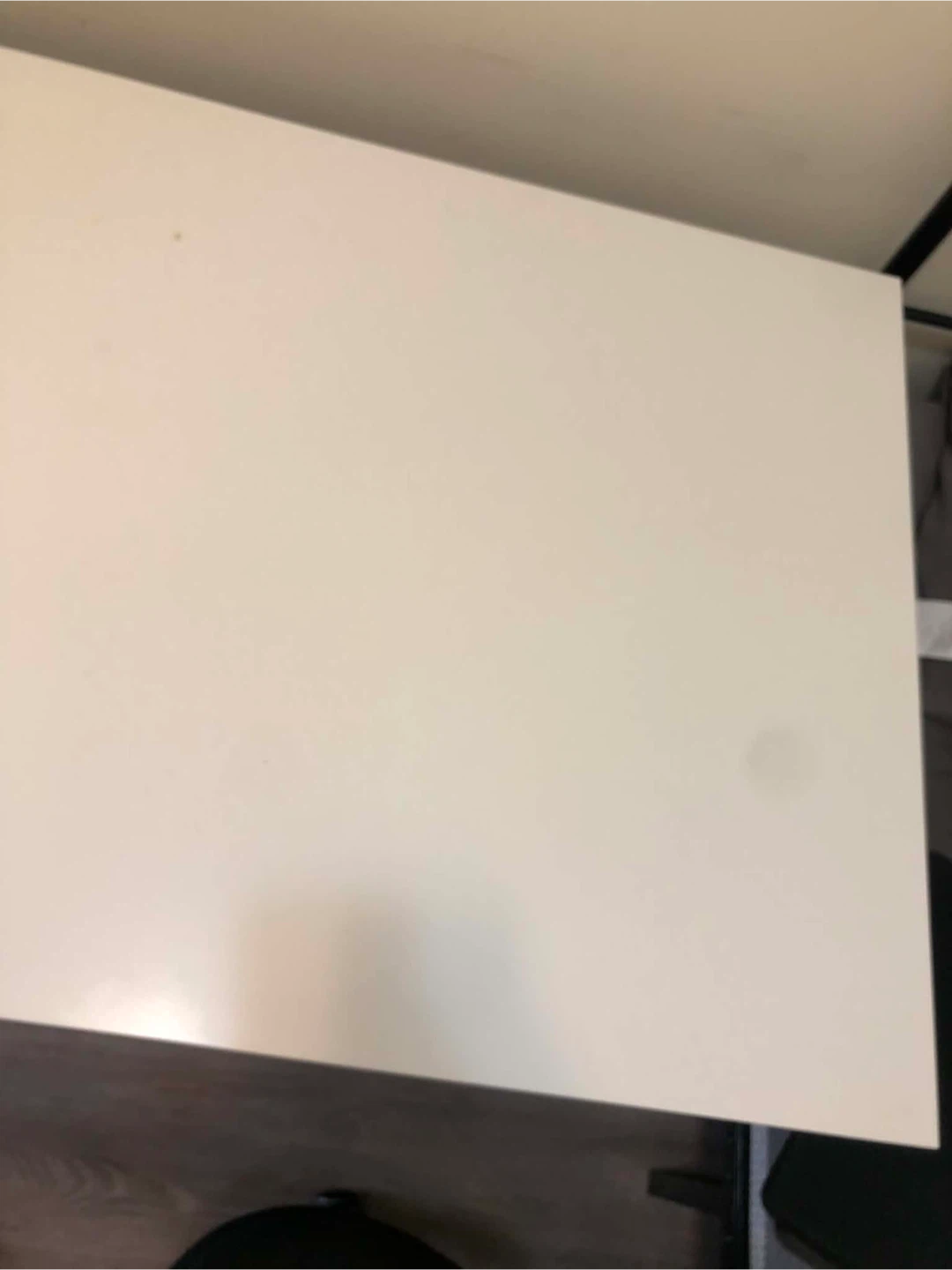 White Desk with Metal Legs - photo 4