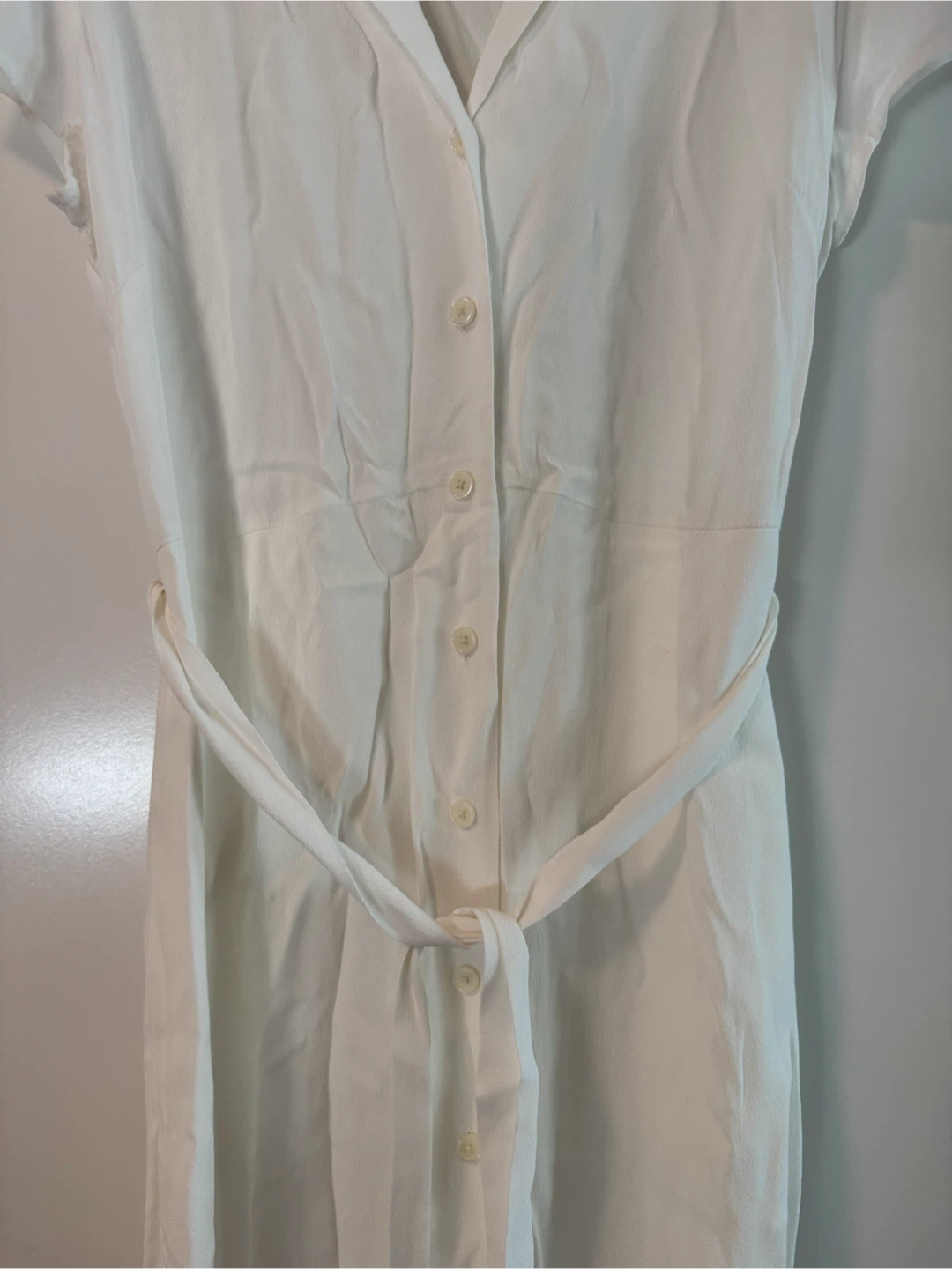 Aritzia Wilfred White Shirt Dress Size M - photo 4