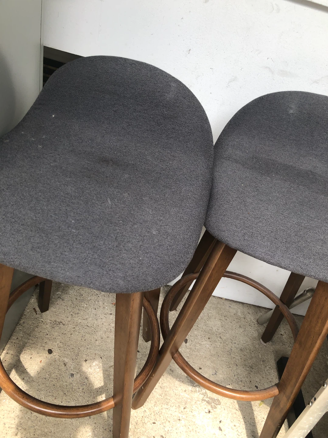 Dark Grey Upholster Bar Stool - photo 3