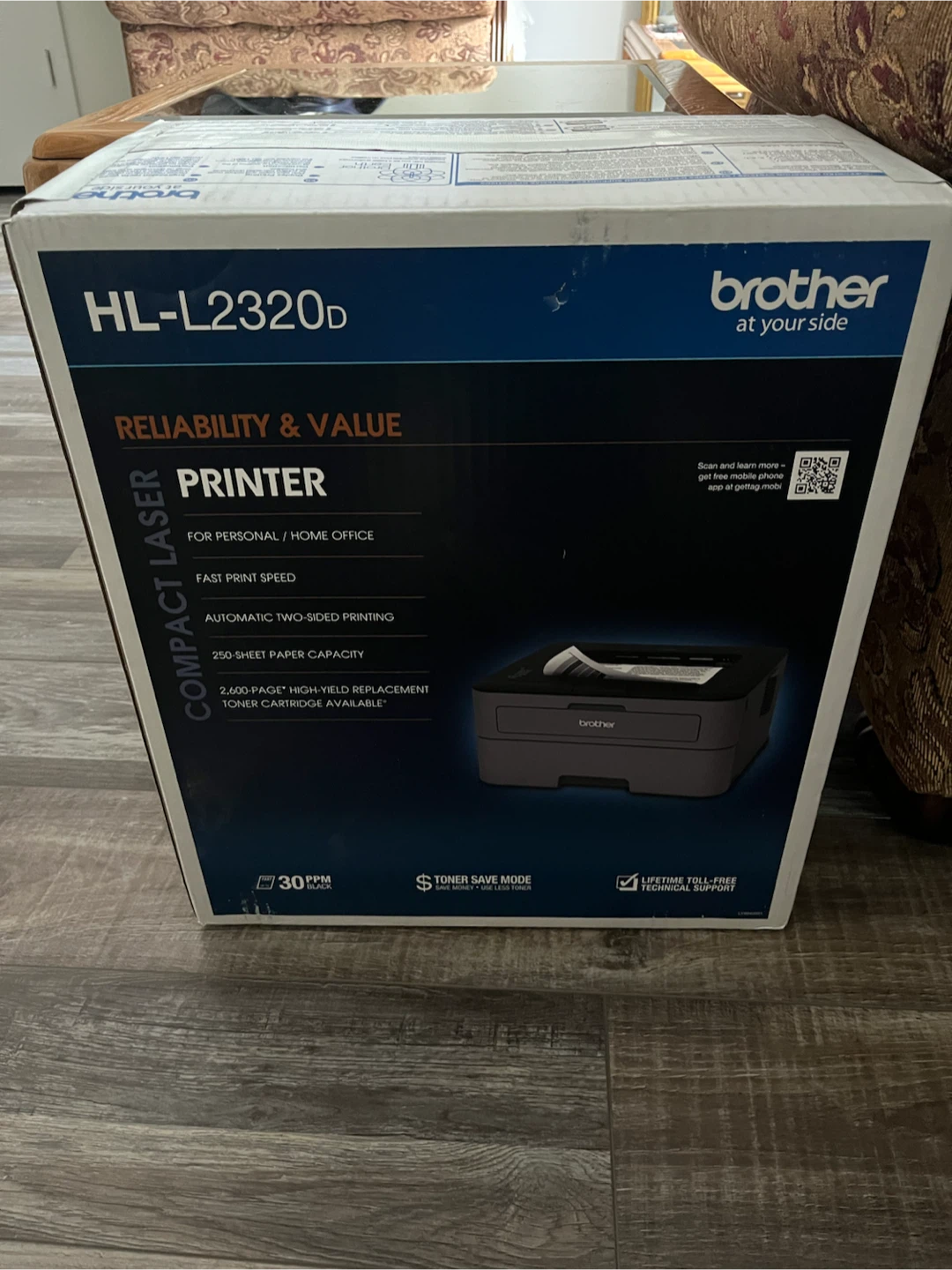 Brother HL-L2320D Compact Laser Printer