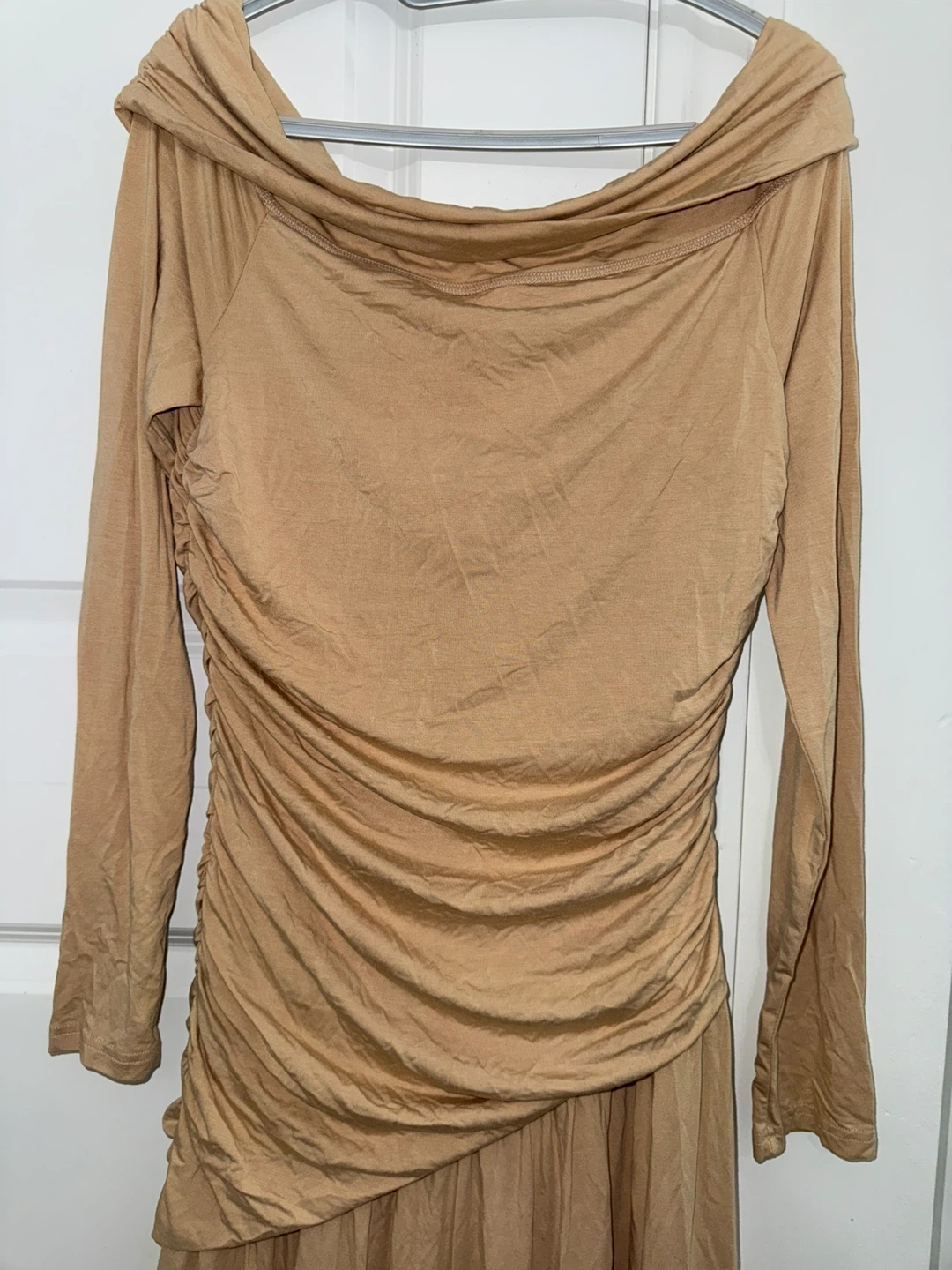 Women's Long Sleeve Off-the-shoulder Dress. Size L - photo 4