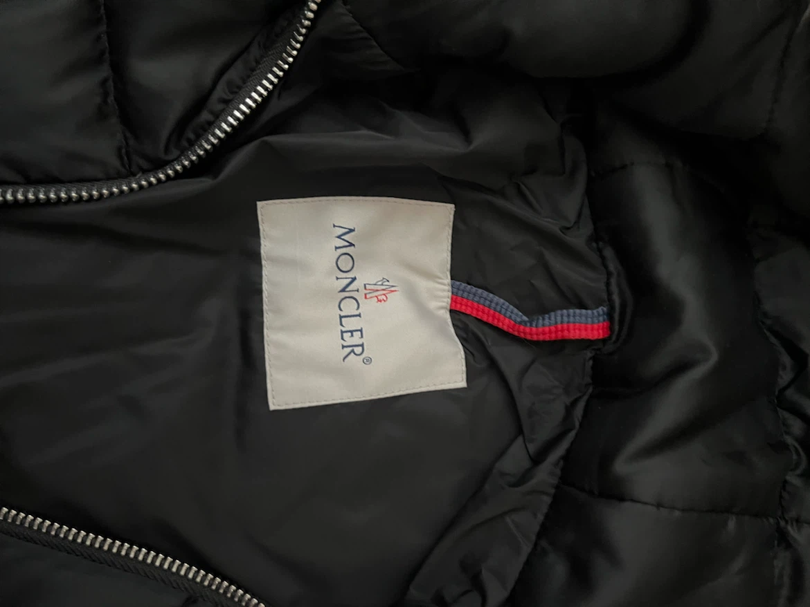 Moncler Black Puffer Coat with Fur Hood - photo 2
