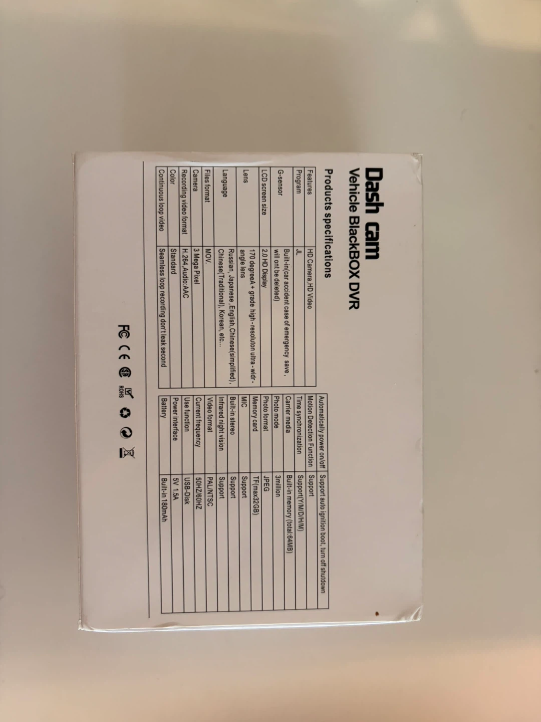Dash Cam Vehicle BlackBox DVR - photo 2