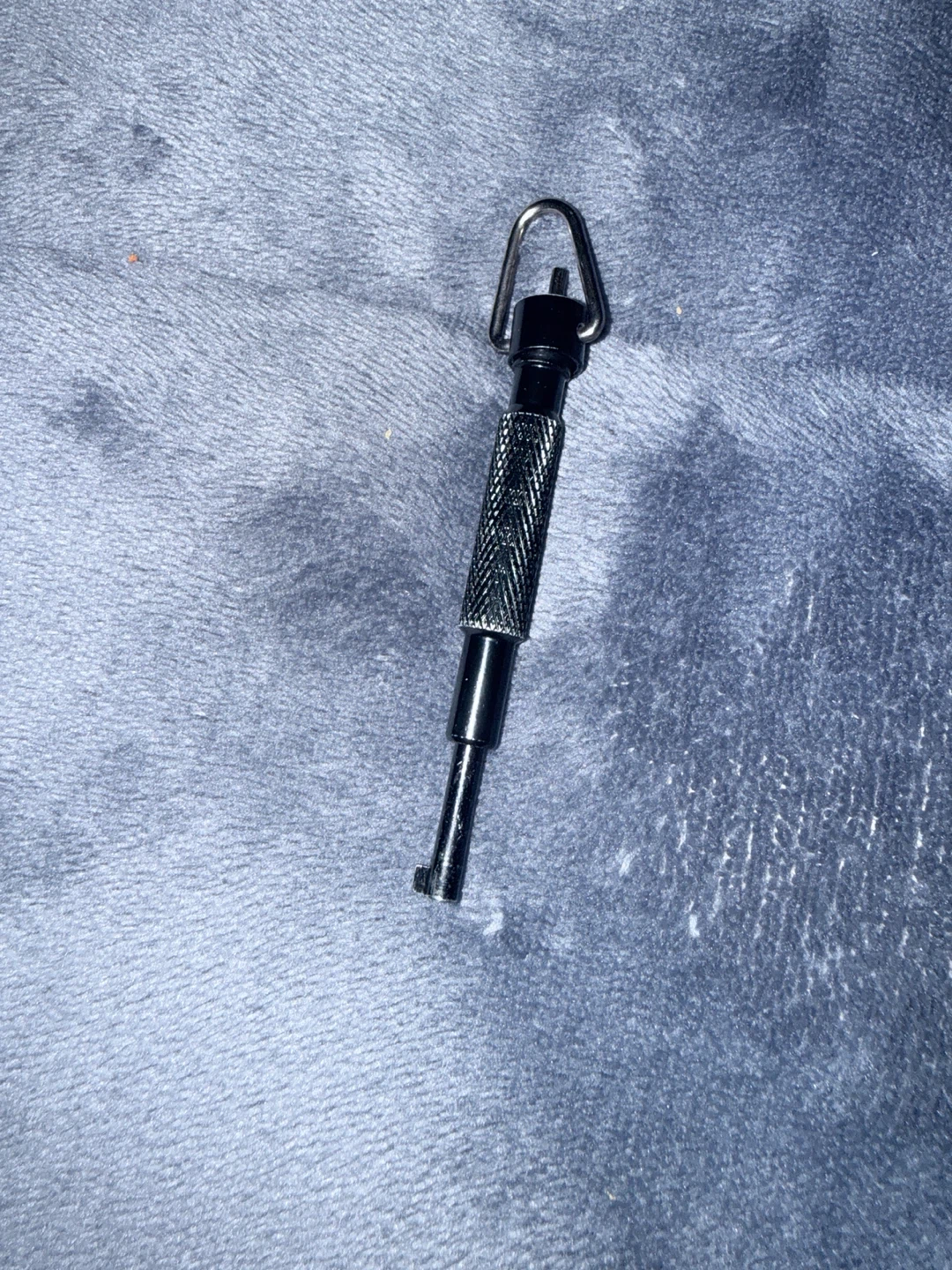 Black Metal Keychain Tool
