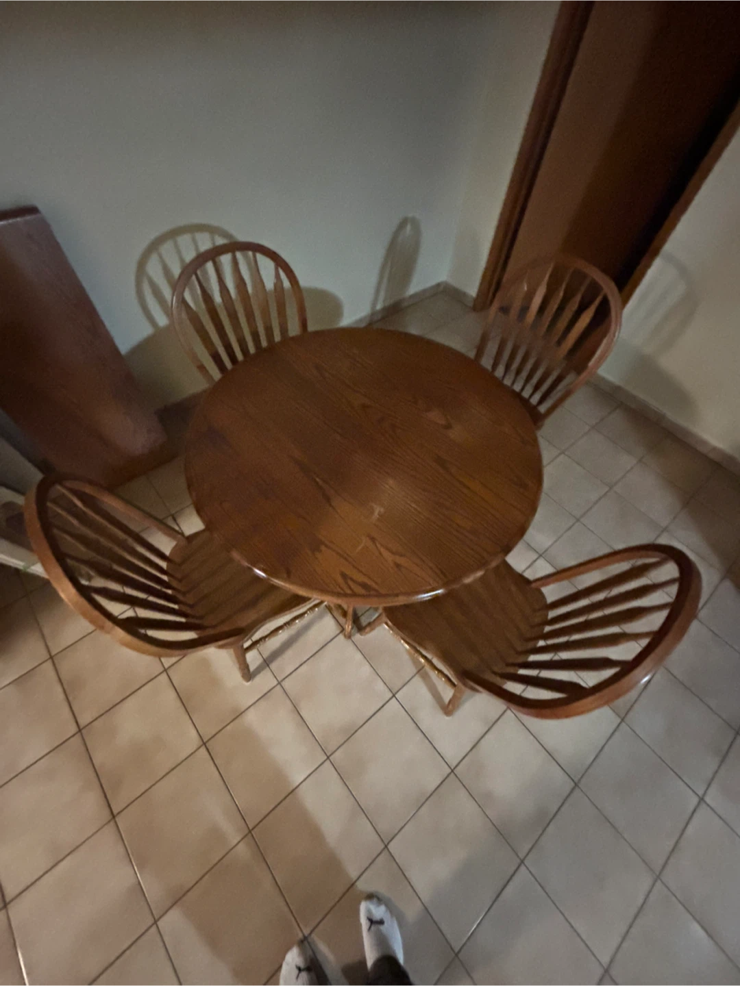 Wooden Dining Table and Chairs Set