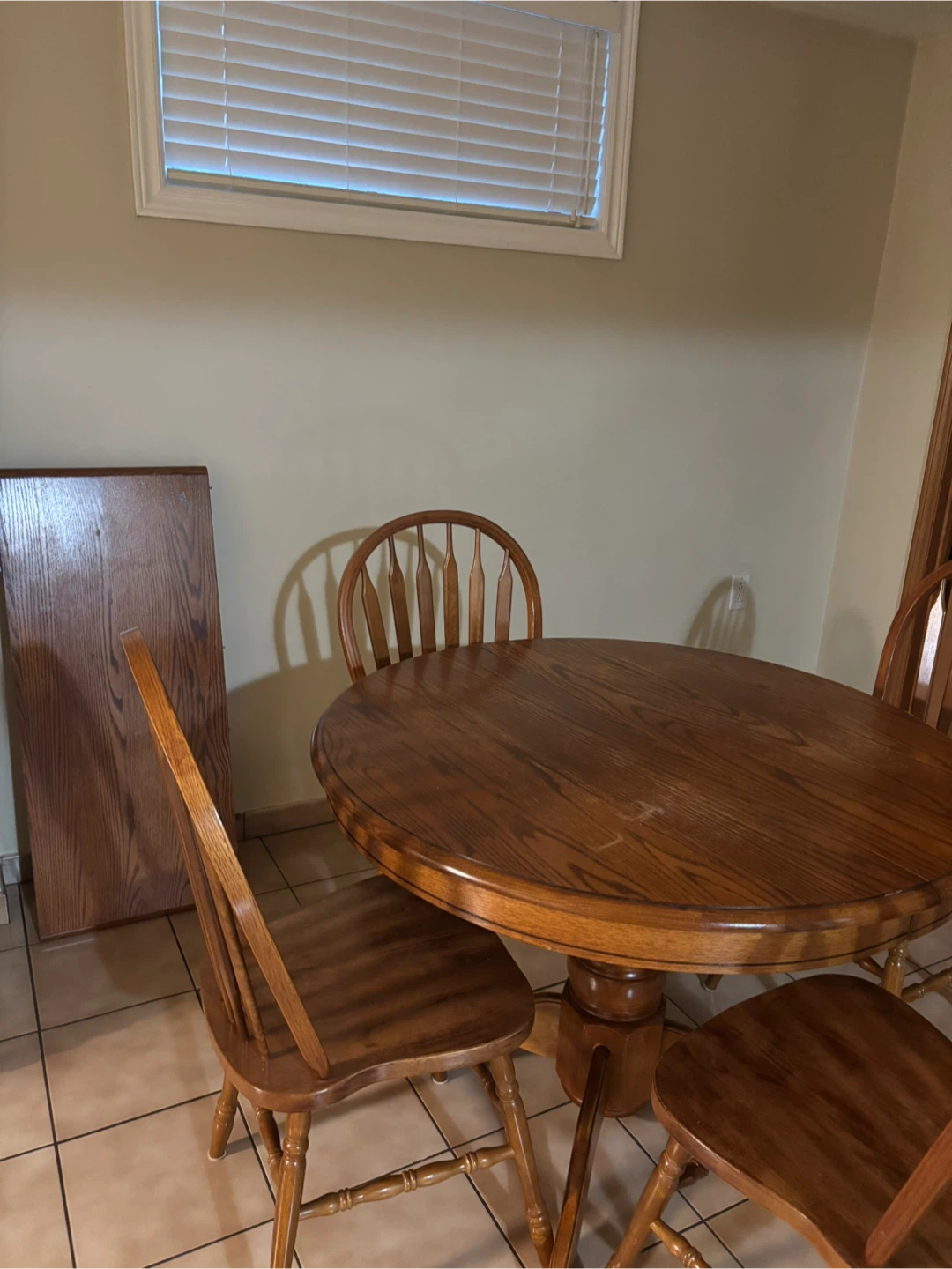 Wooden Dining Table and Chairs Set - photo 3