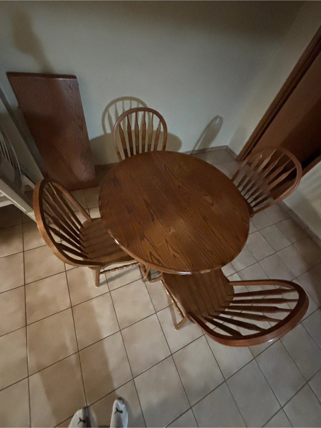 Wooden Dining Table and Chairs Set - photo 4