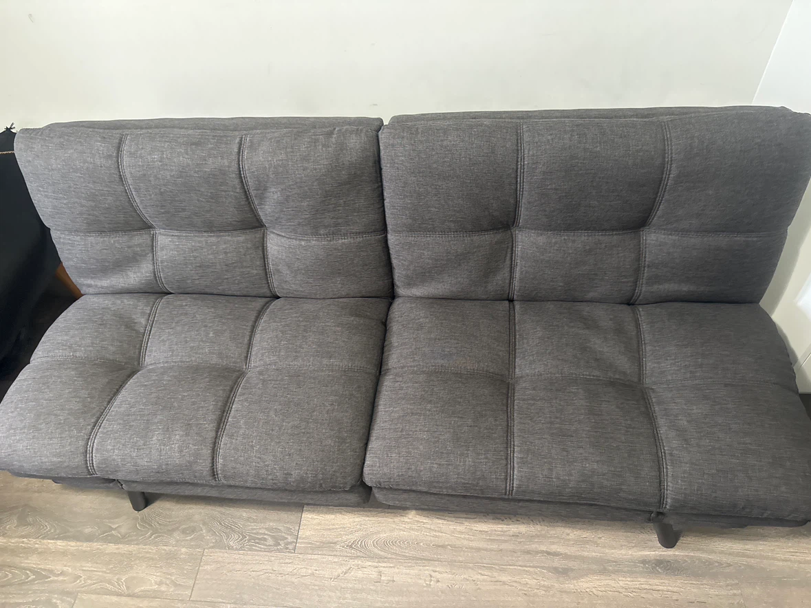 Dark Grey Futon Sofa Bed