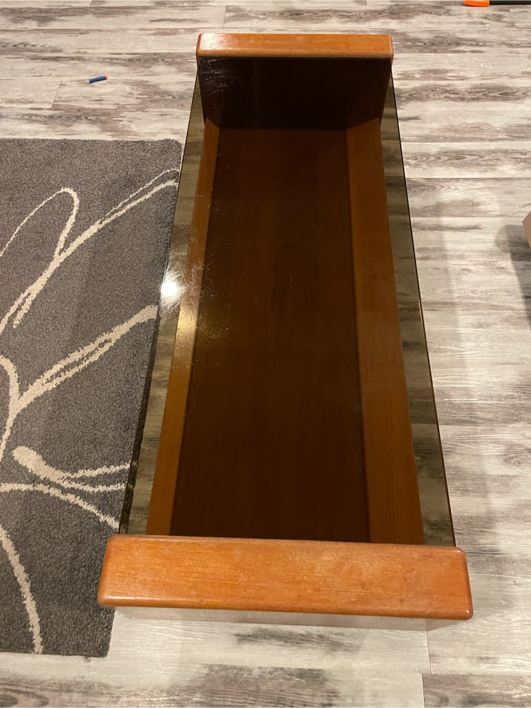 Vintage Wood and Glass Mid-Century Modern Coffee Table - PU NW - photo 2