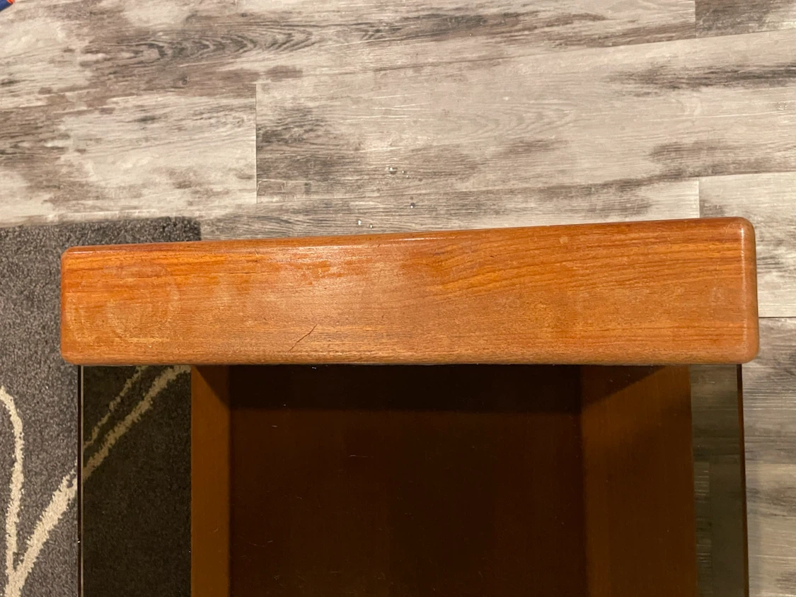 Vintage Wood and Glass Mid-Century Modern Coffee Table - PU NW - photo 3