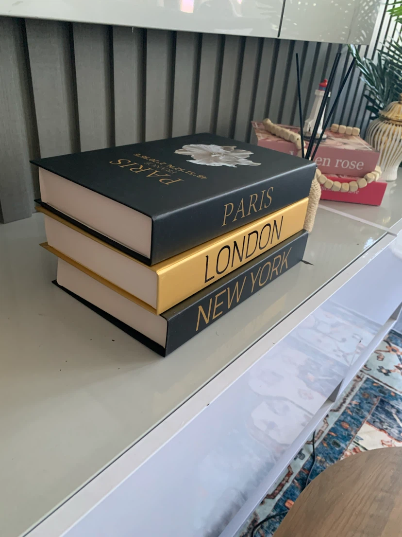 Decorative Book Set - Paris, London, New York - photo 2