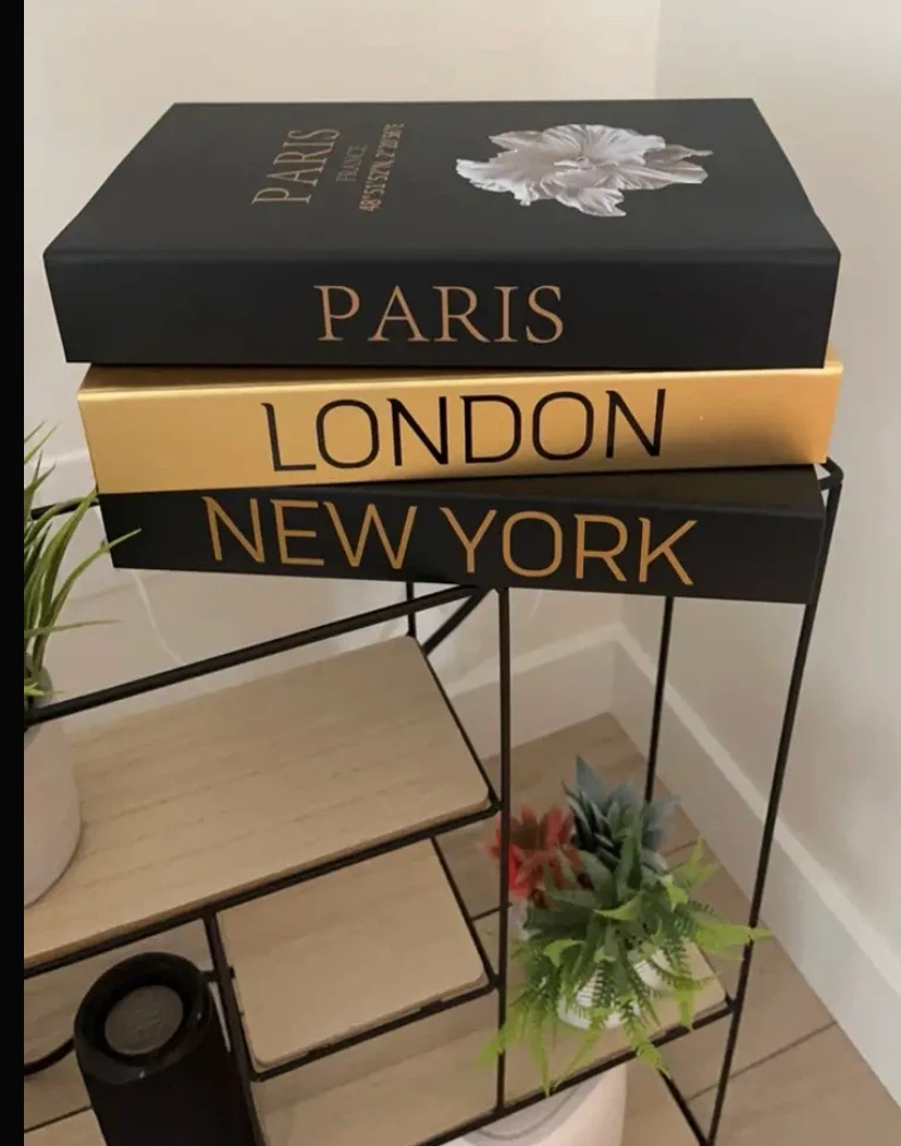 Decorative Book Set - Paris, London, New York - photo 4
