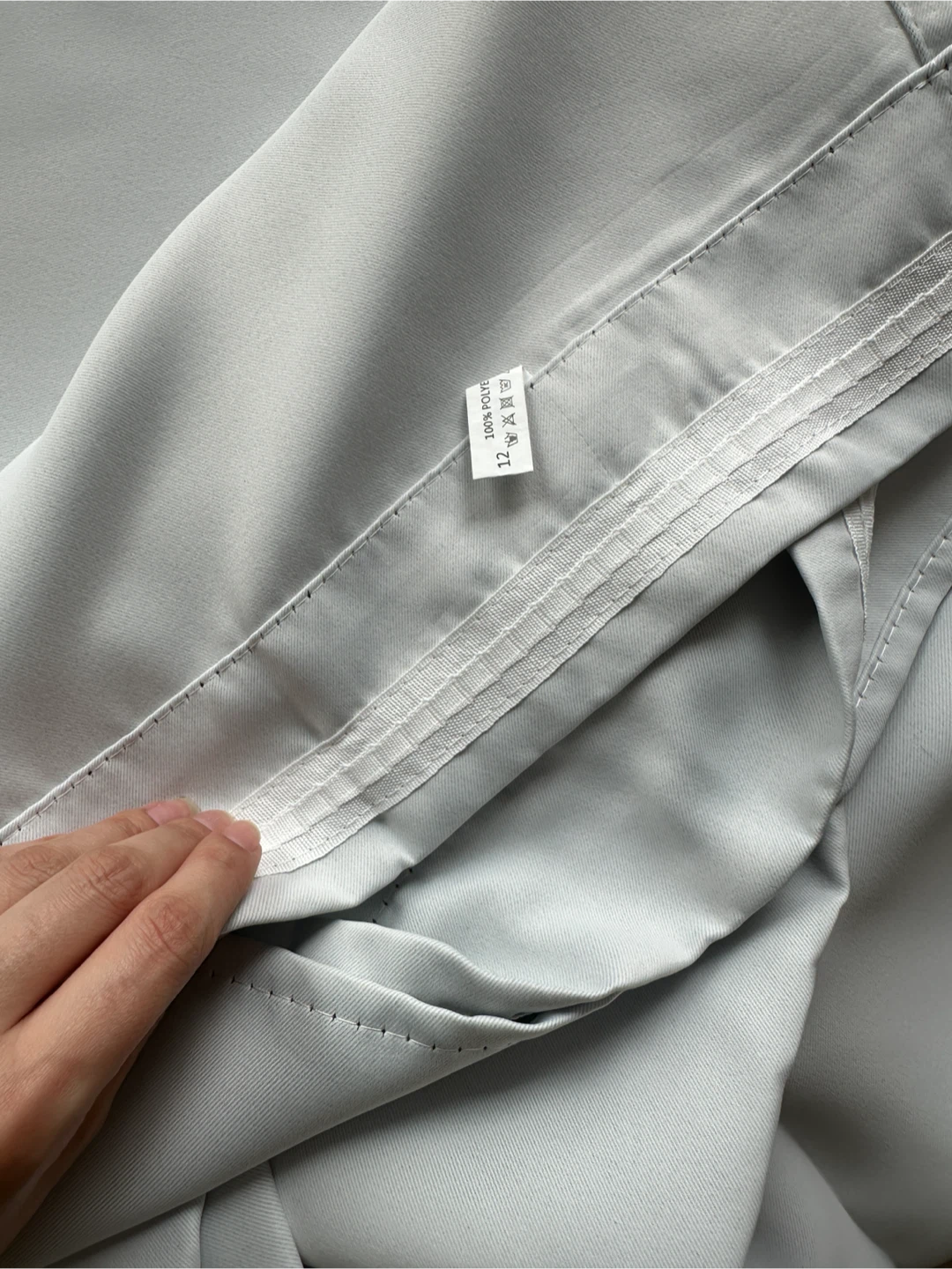 KGORGE Grey Curtain Liners Blackout - Set of 2 - photo 5