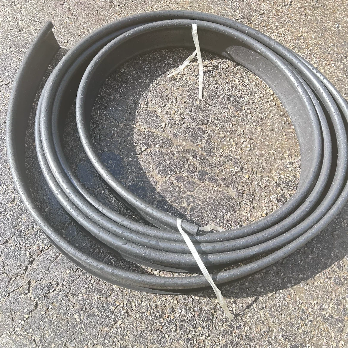 30 feet of Black Rubber Seal Trim Strip