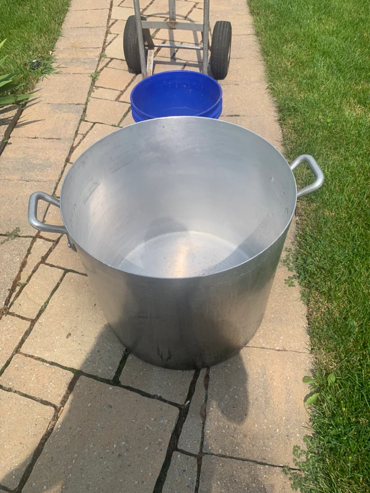 Large Aluminum Stock Pot