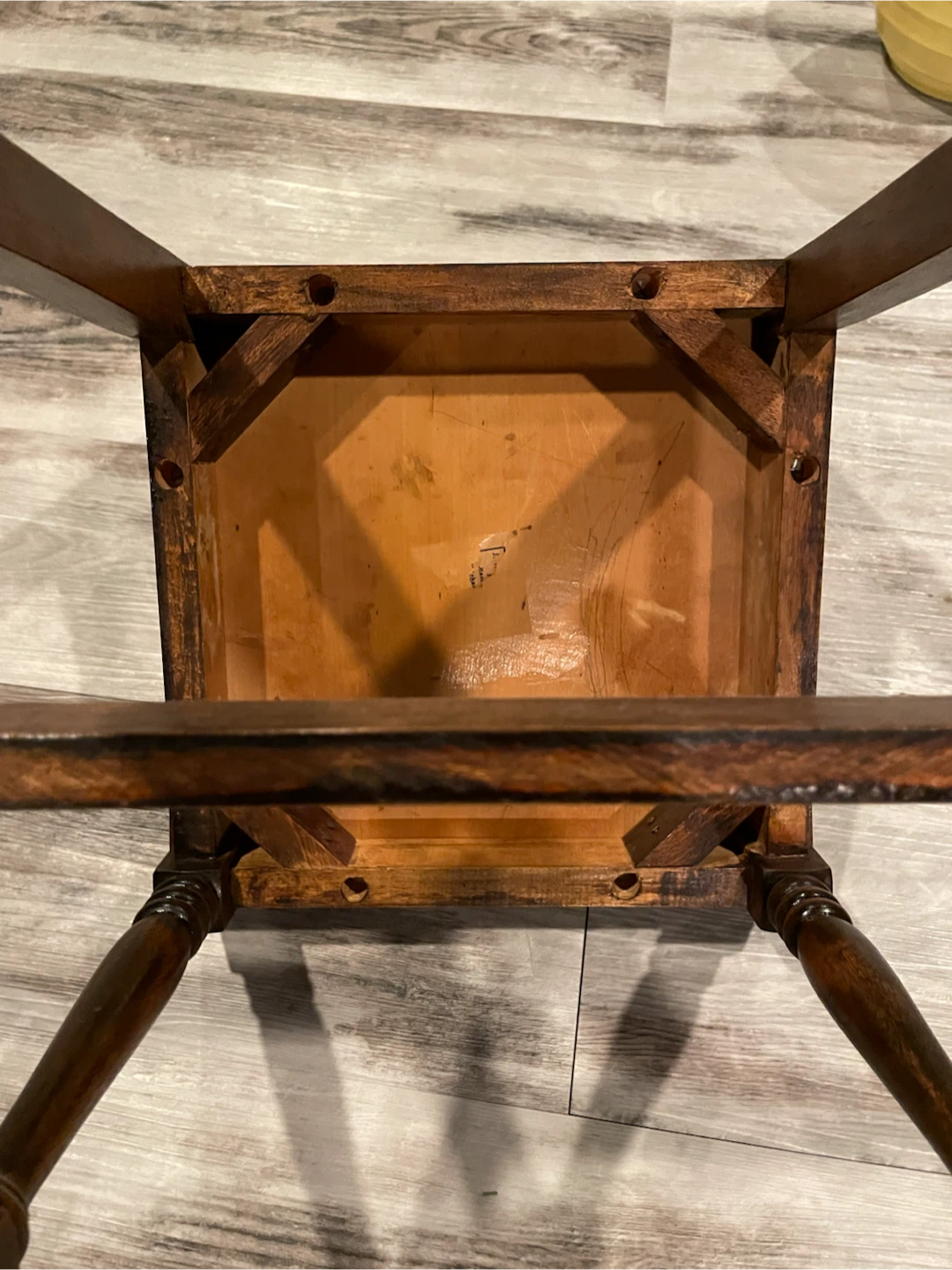 Children’s Size Antique Solid Wood Chair - PU NW - photo 3