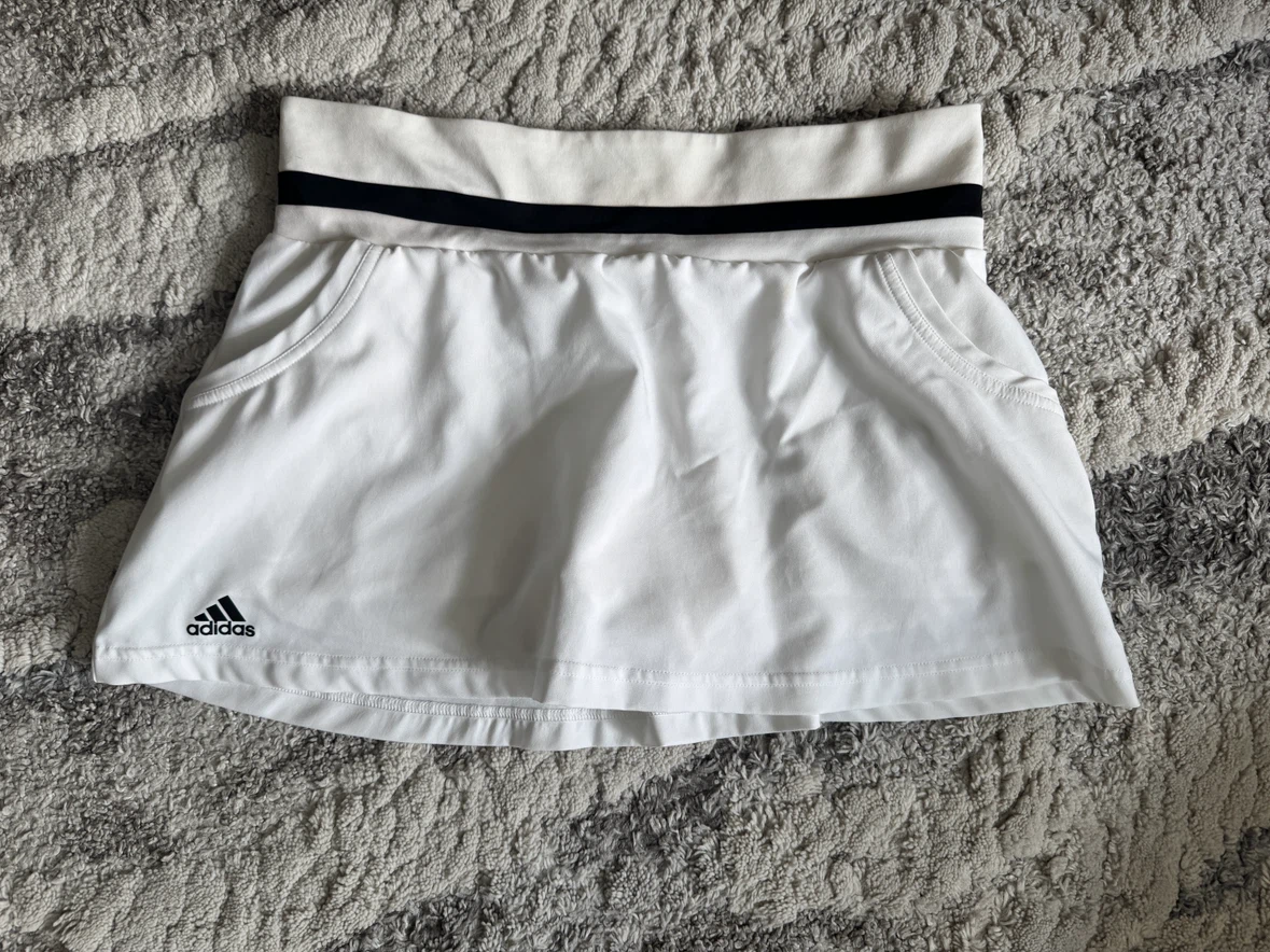 Adidas White Tennis Skirt (size M)