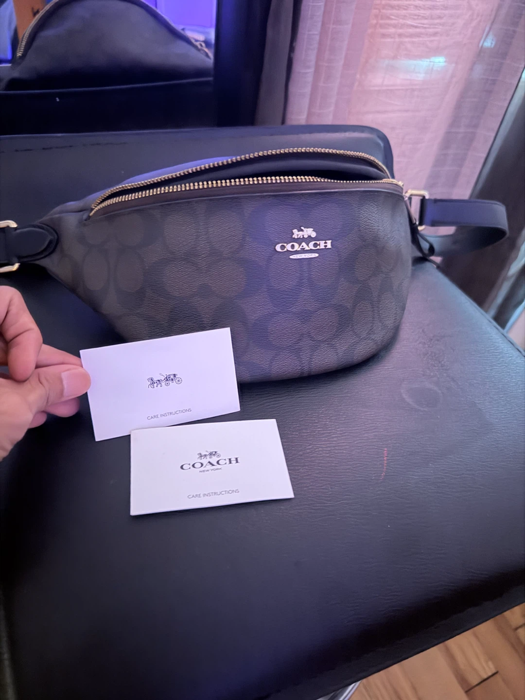 Coach Signature Belt Bag