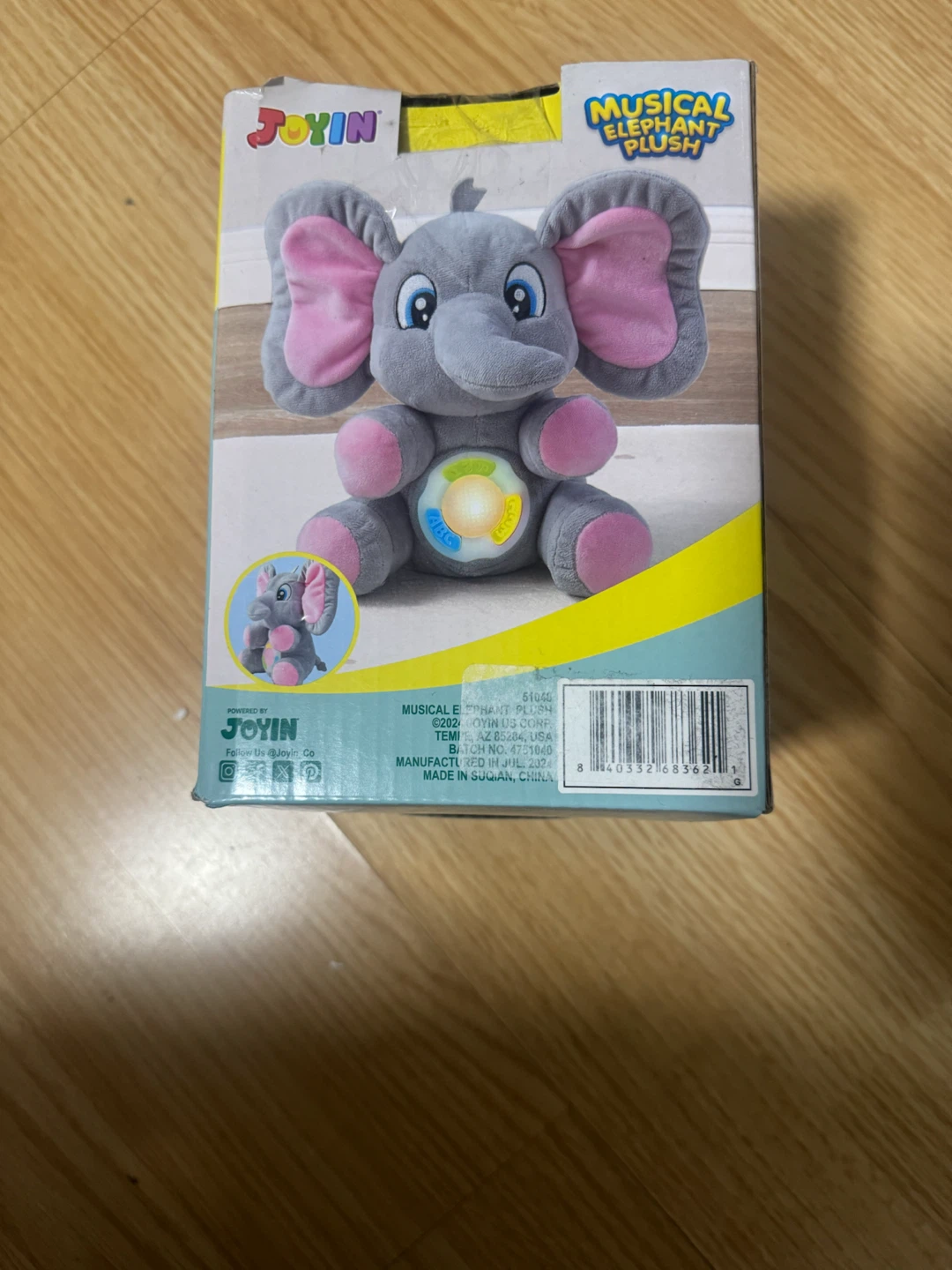 Joyin Musical Elephant Plush