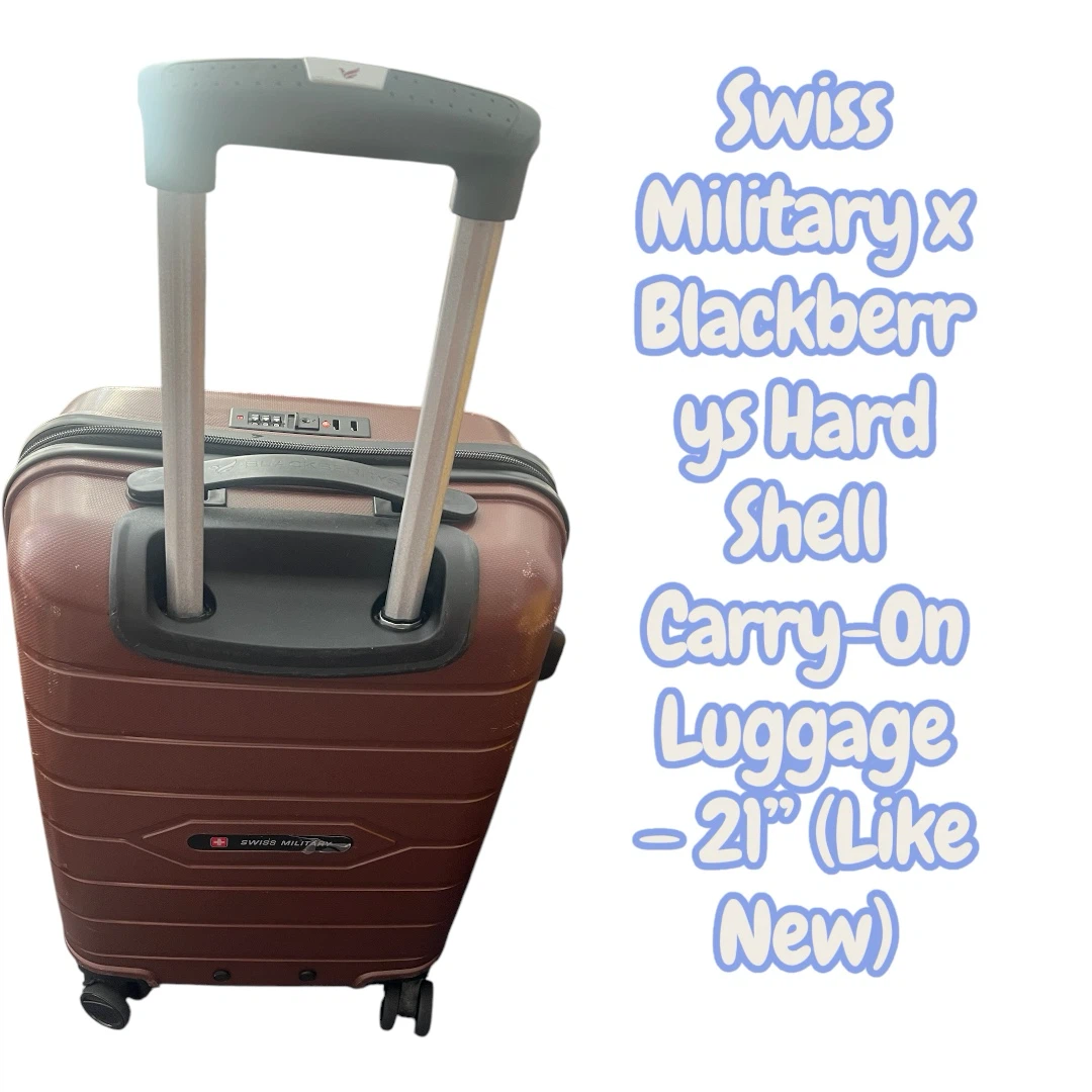 Swiss Military x Blackberrys Hard Shell Carry-On Luggage - 21"