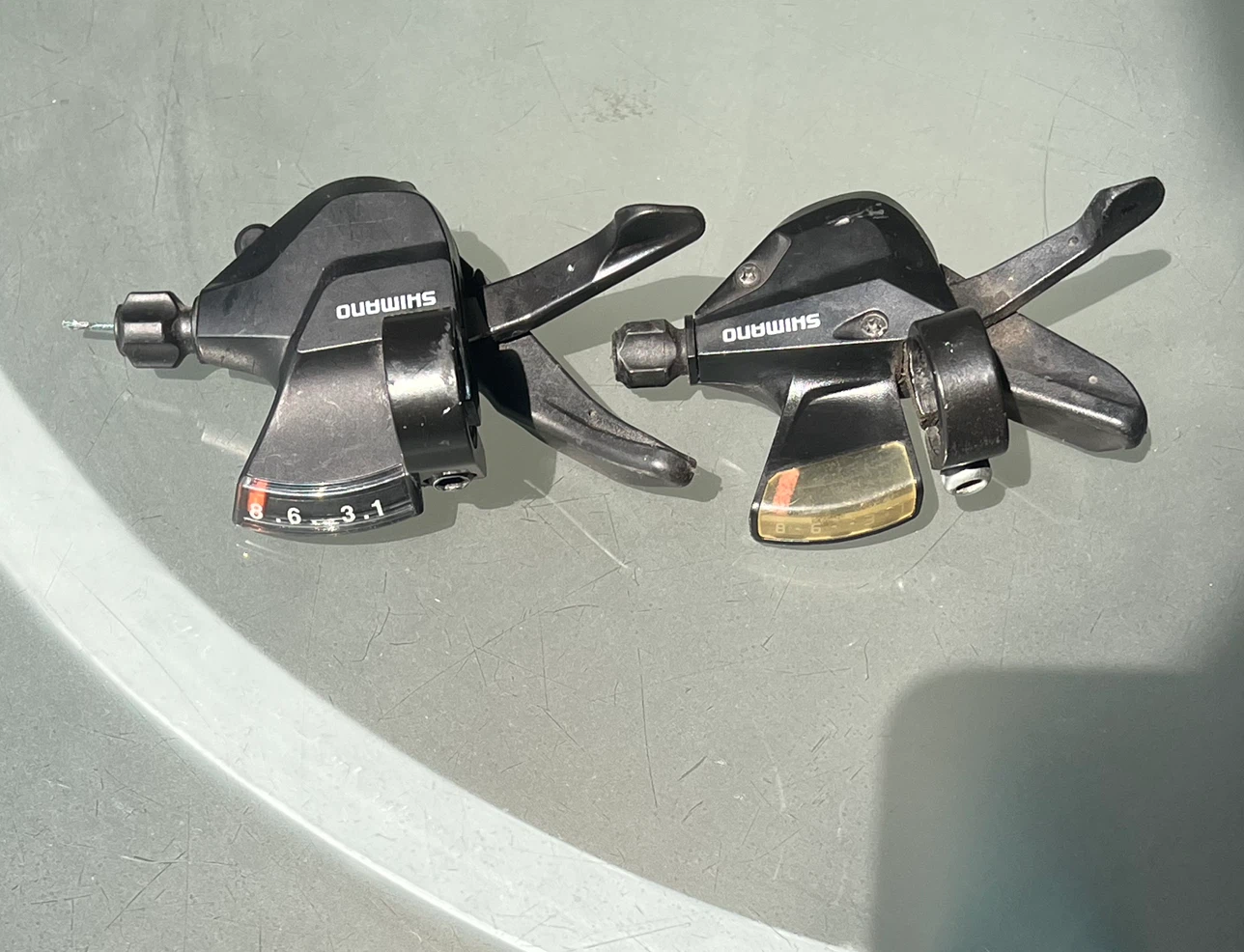 SHIMANO 8speed Trigger Shifters Rapidfire Altus Acera - photo 2