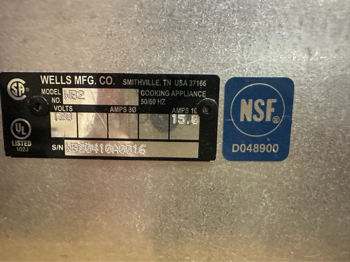 Wells Commercial Double Waffle Maker - photo 4