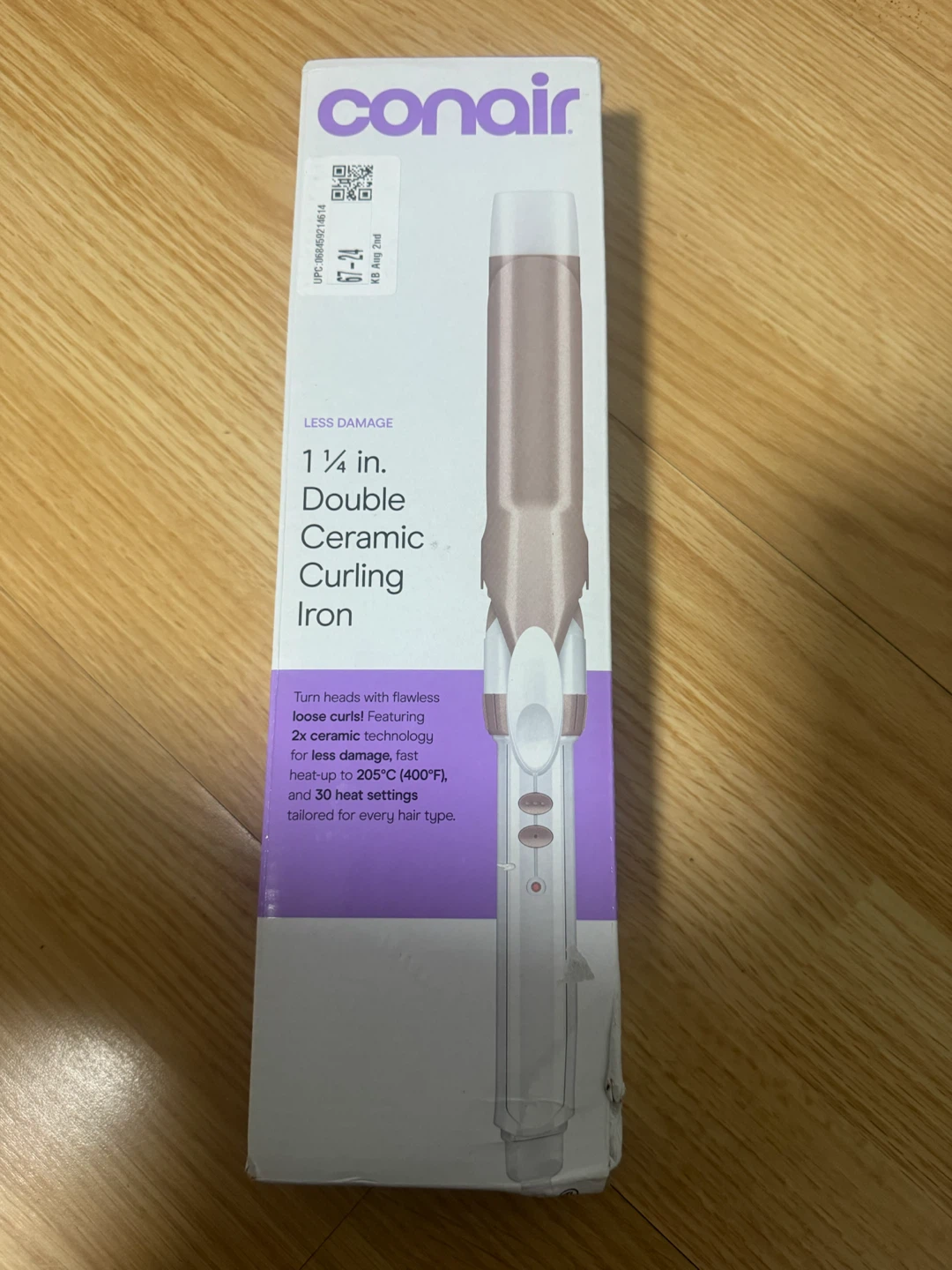 Conair 1 1/4" Double Ceramic Curling Iron