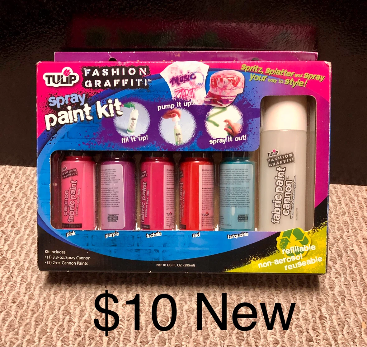 Tulip Fashion Spray Paint Kit New