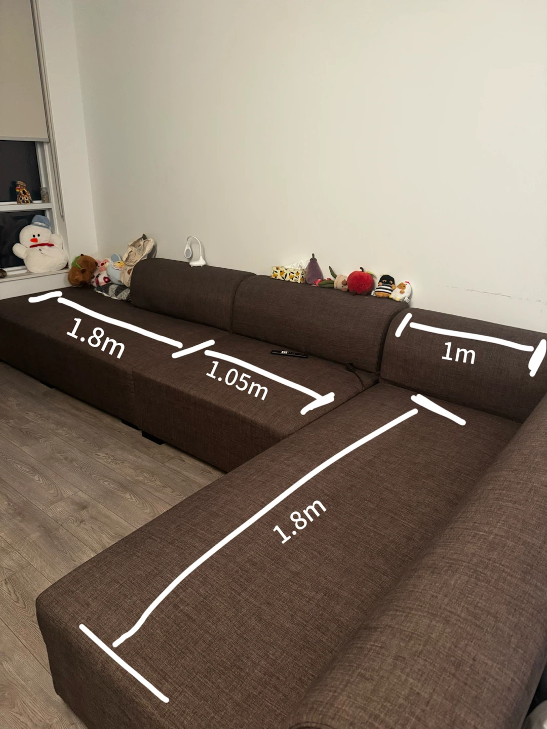 3-Piece Modular Sectional Sofa – Like New
