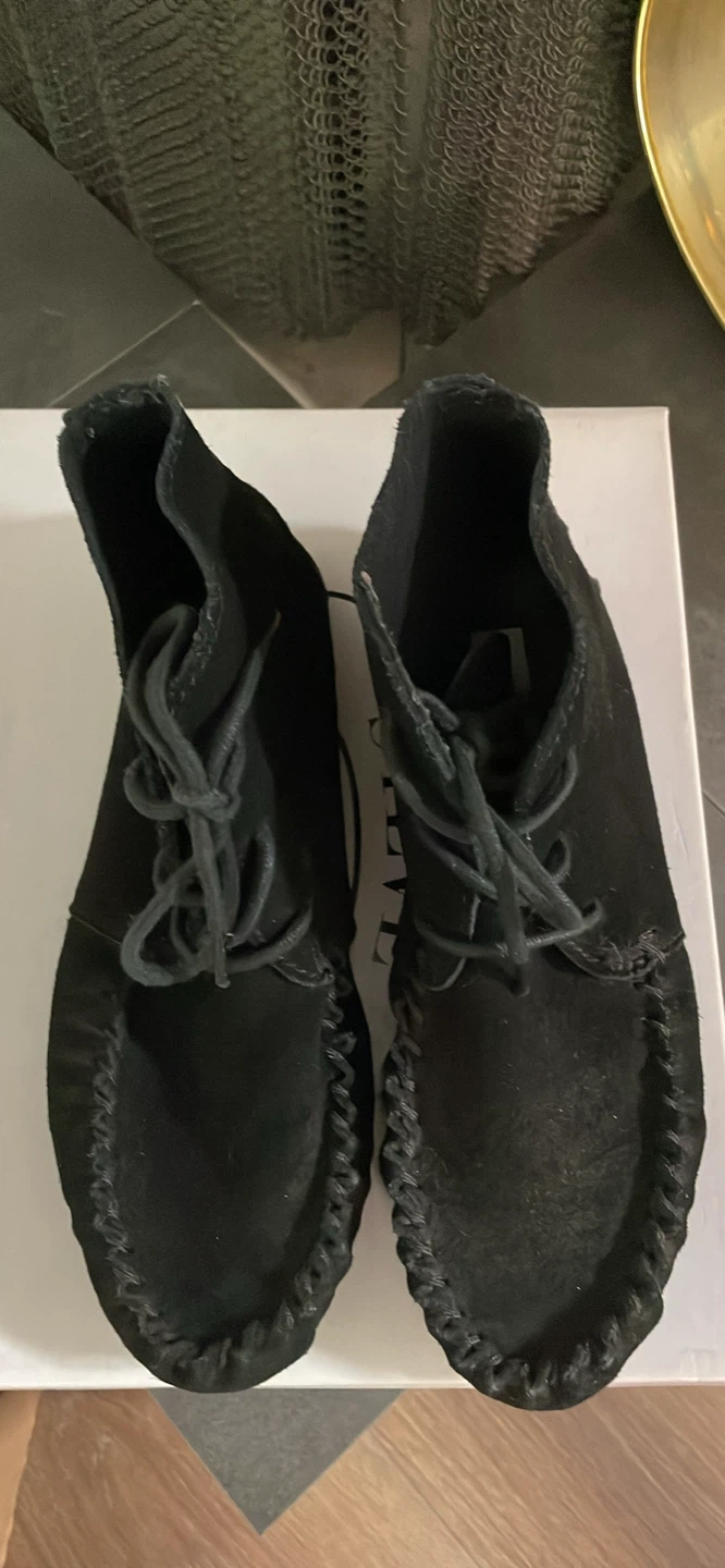 Steve Madden "Chrissyy" Black Suede Boots Size 6 - photo 4