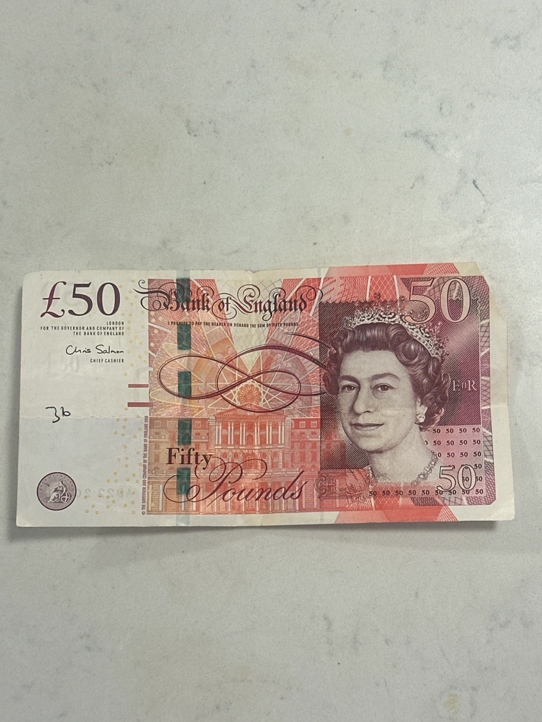 Bank of England £50 Note