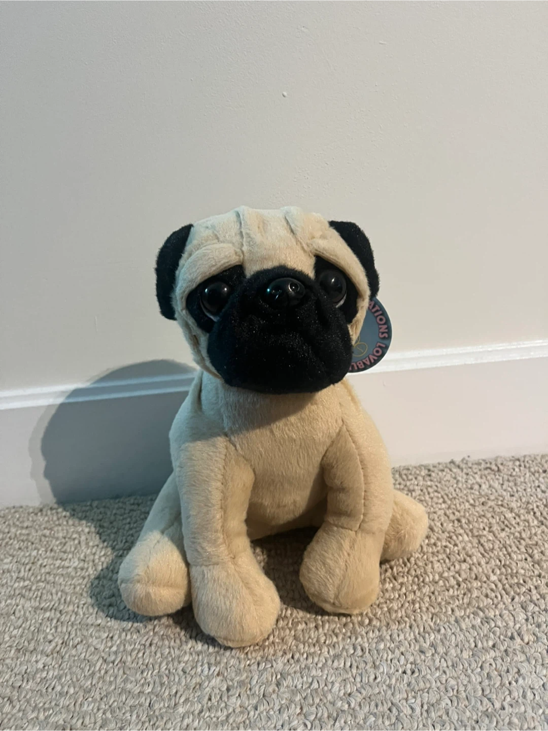 Plush Pug Dog Stuffed Animal Toy
