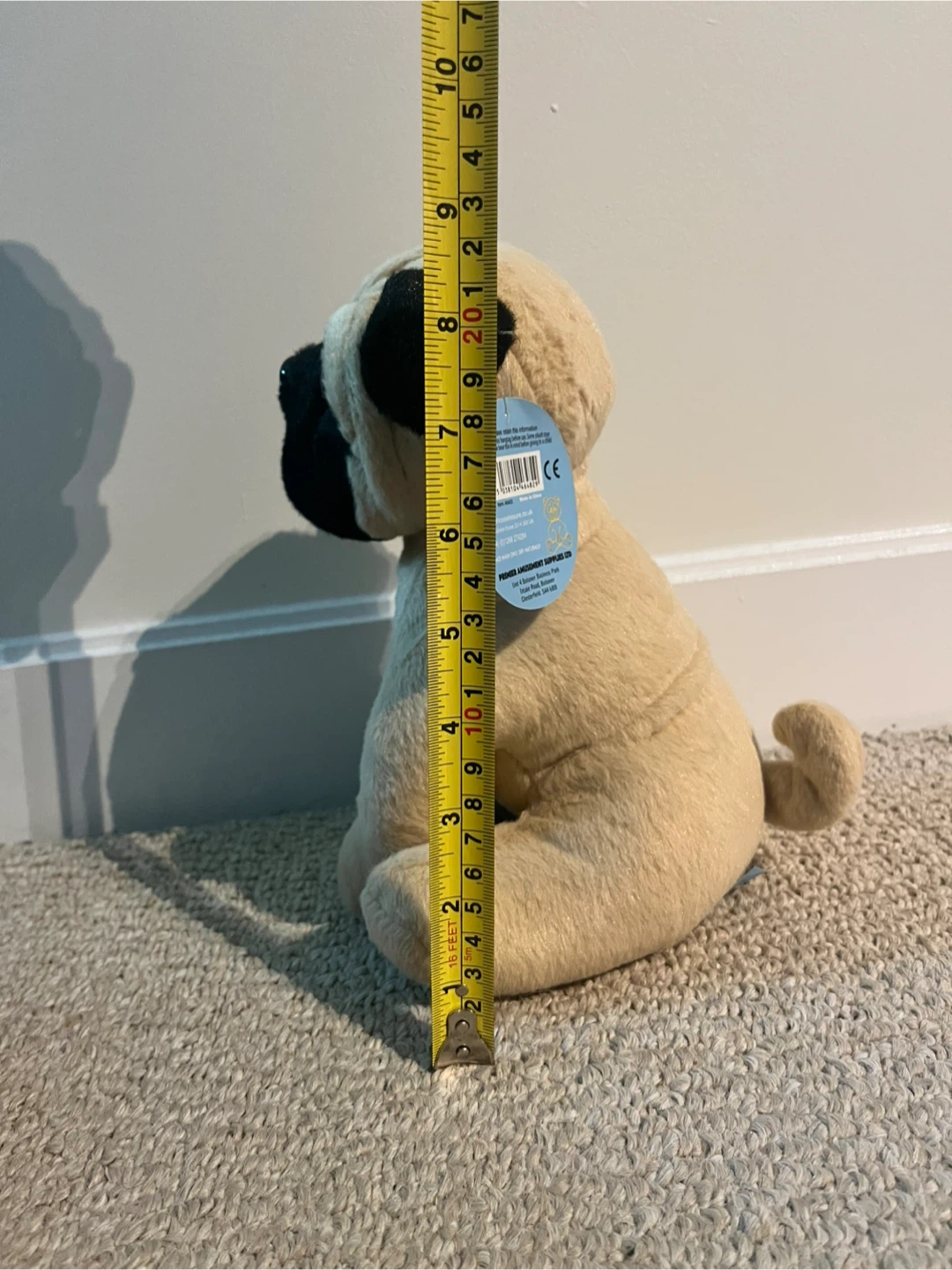 Plush Pug Dog Stuffed Animal Toy - photo 2