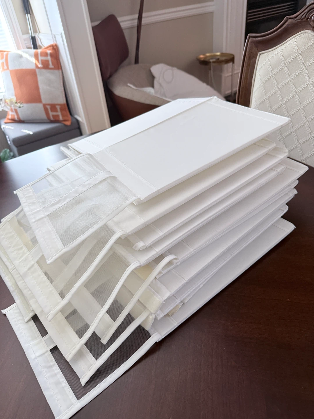 Set of 11 ikea White Shoes Storage Bins - photo 2