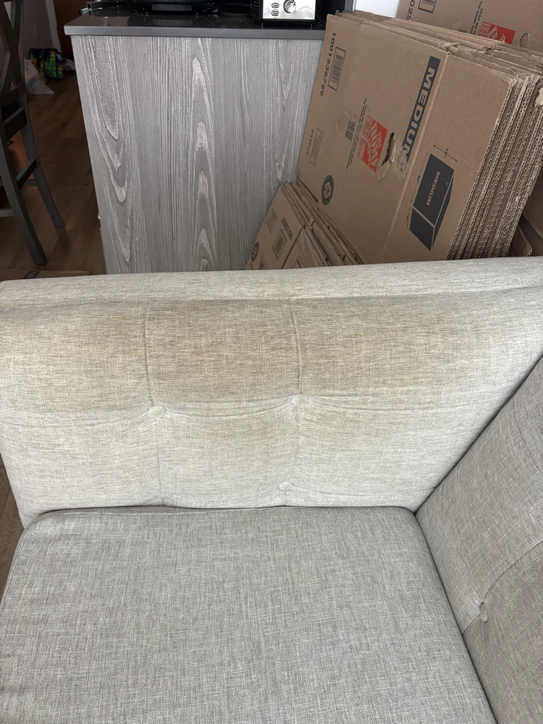 Couch - Grey Sectional - photo 3