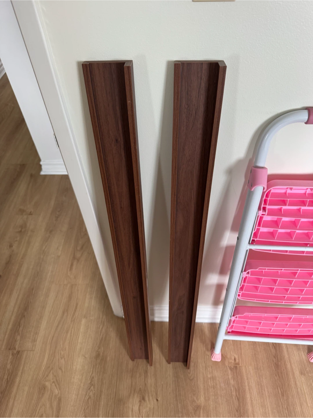 Dark Wood Decorative Shelving