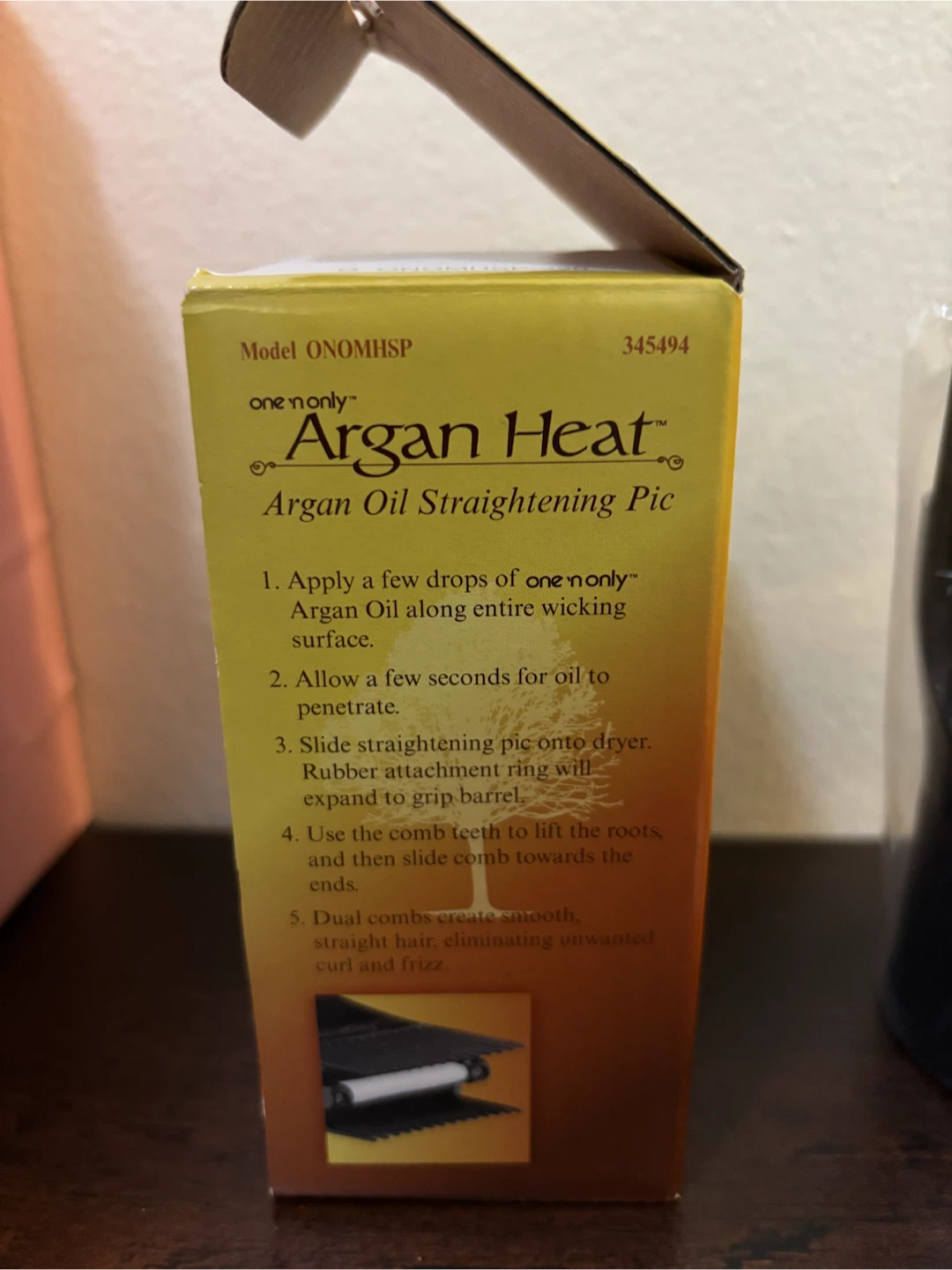 NEW-Argan Heat Argan Oil Straightening Pic Kit - photo 2