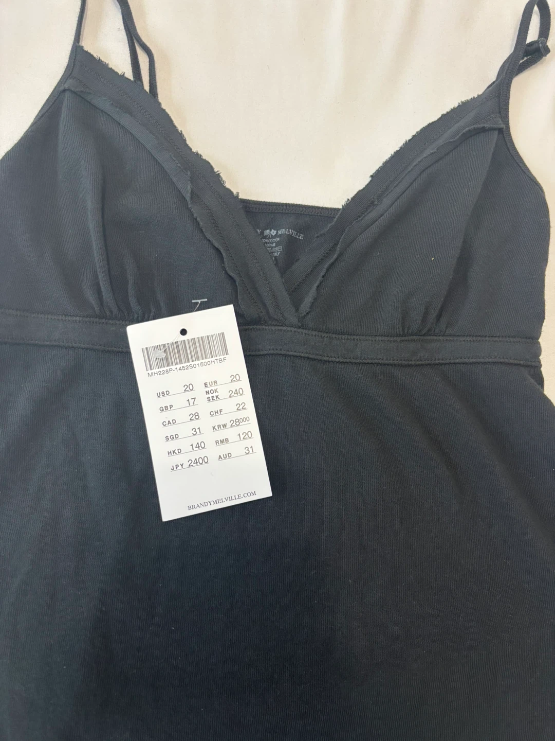 Brandy Melville Black Camisole Tank Top - photo 3