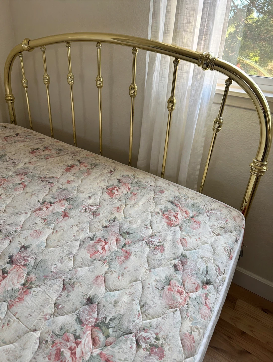 Vintage Brass KING Bed Set with Mattress & Box Spring - photo 3
