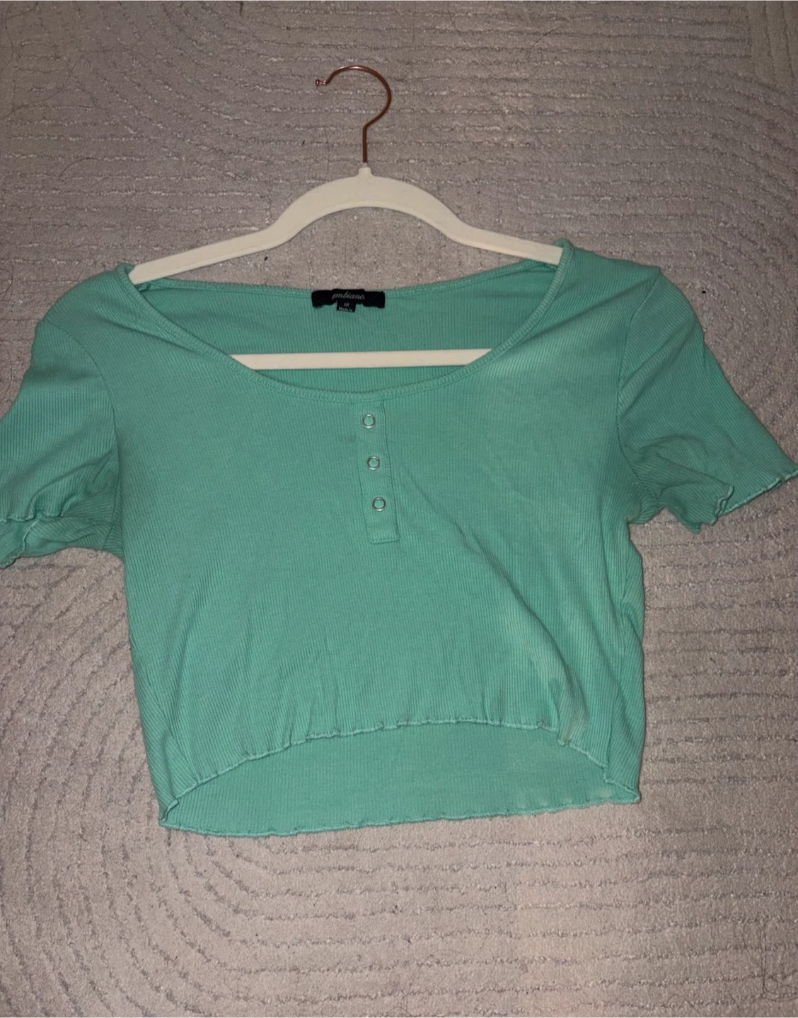 Ambiance Short Sleeve Henley Top