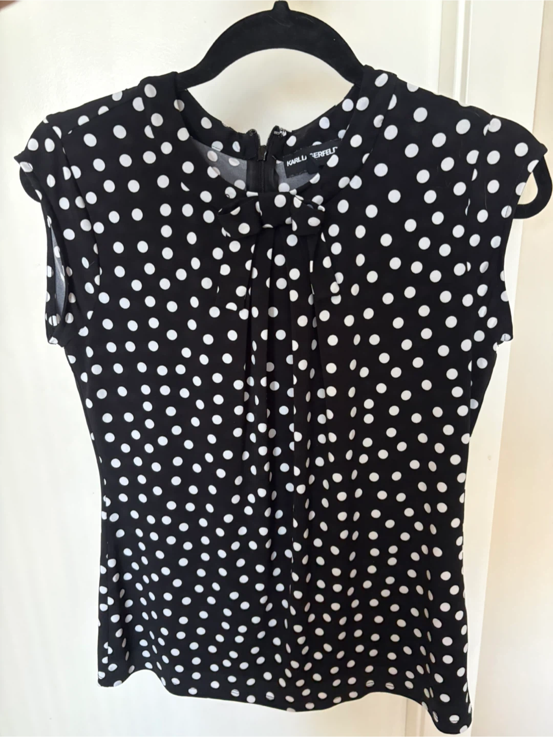 Karl Lagerfeld Paris Polka Dot Top