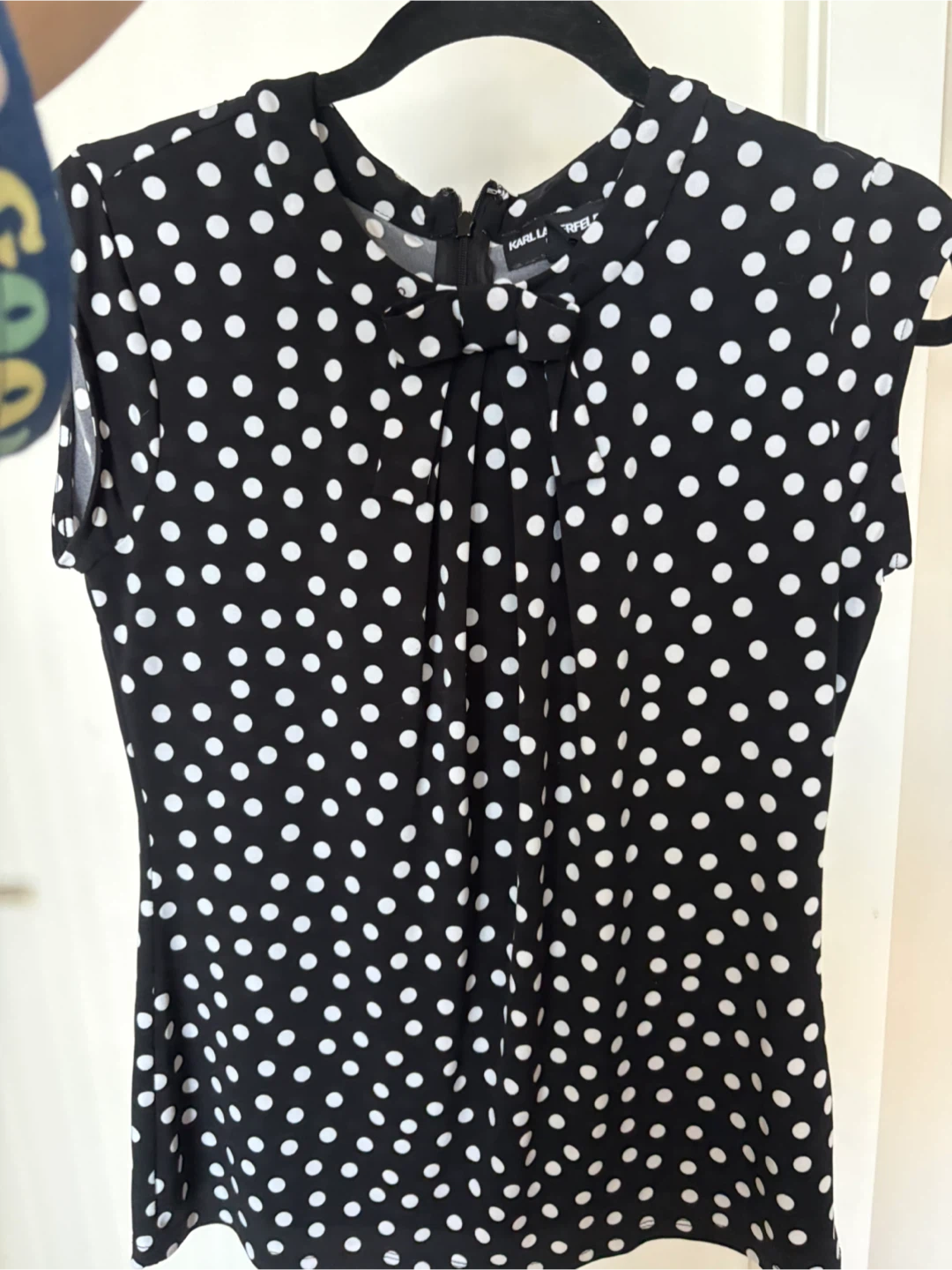 Karl Lagerfeld Paris Polka Dot Top - photo 2