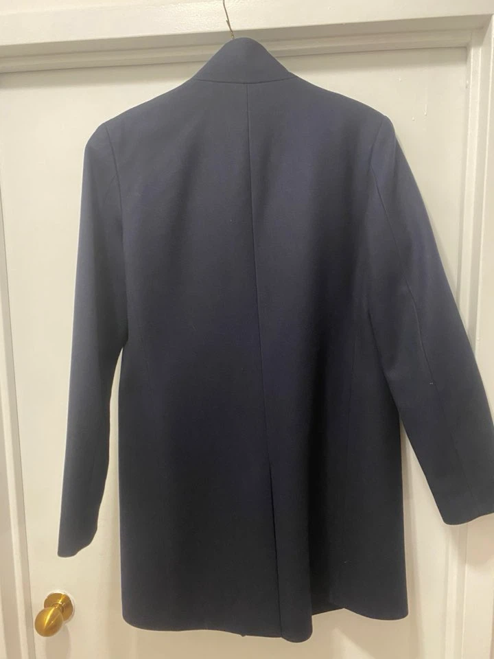 Theory Men's Navy Blue Overcoat - photo 2