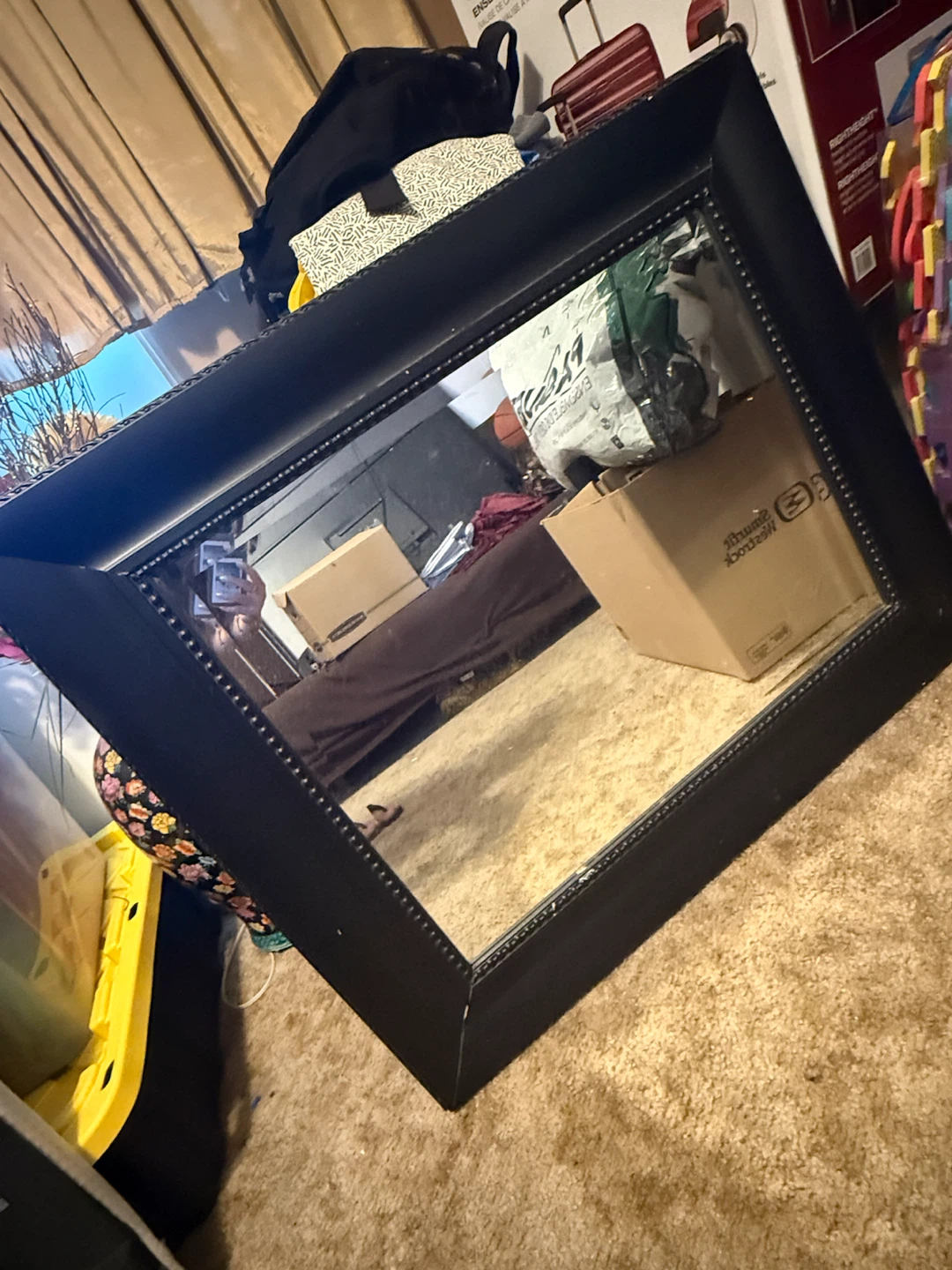 Black Decorative Wall Mirror