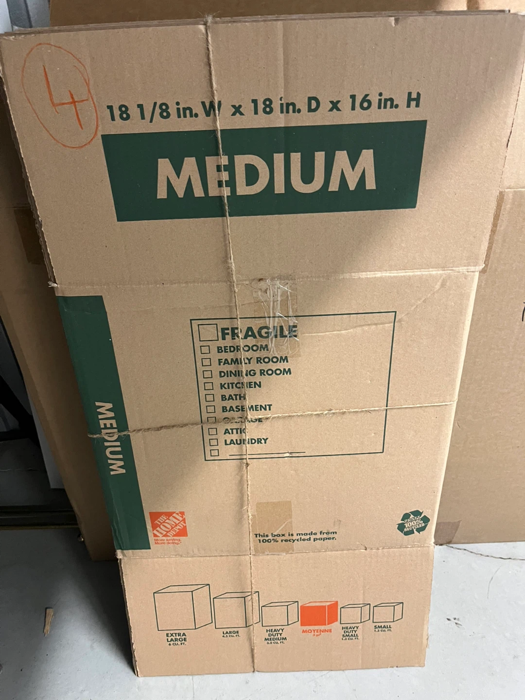 Home Depot Medium Moving Box - photo 4